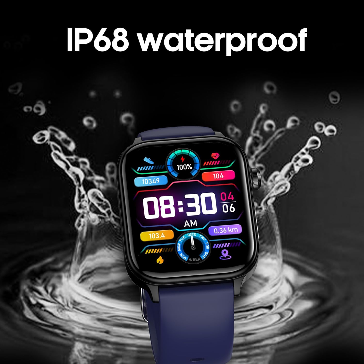 Indestructible Smart Watch för Fitness Spårning