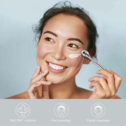 Facial Roller Rostfritt Stål Svullnad Massager