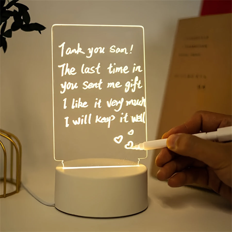 LumiBoard - Modern LED Skrivtavla Bordslampa med Penna