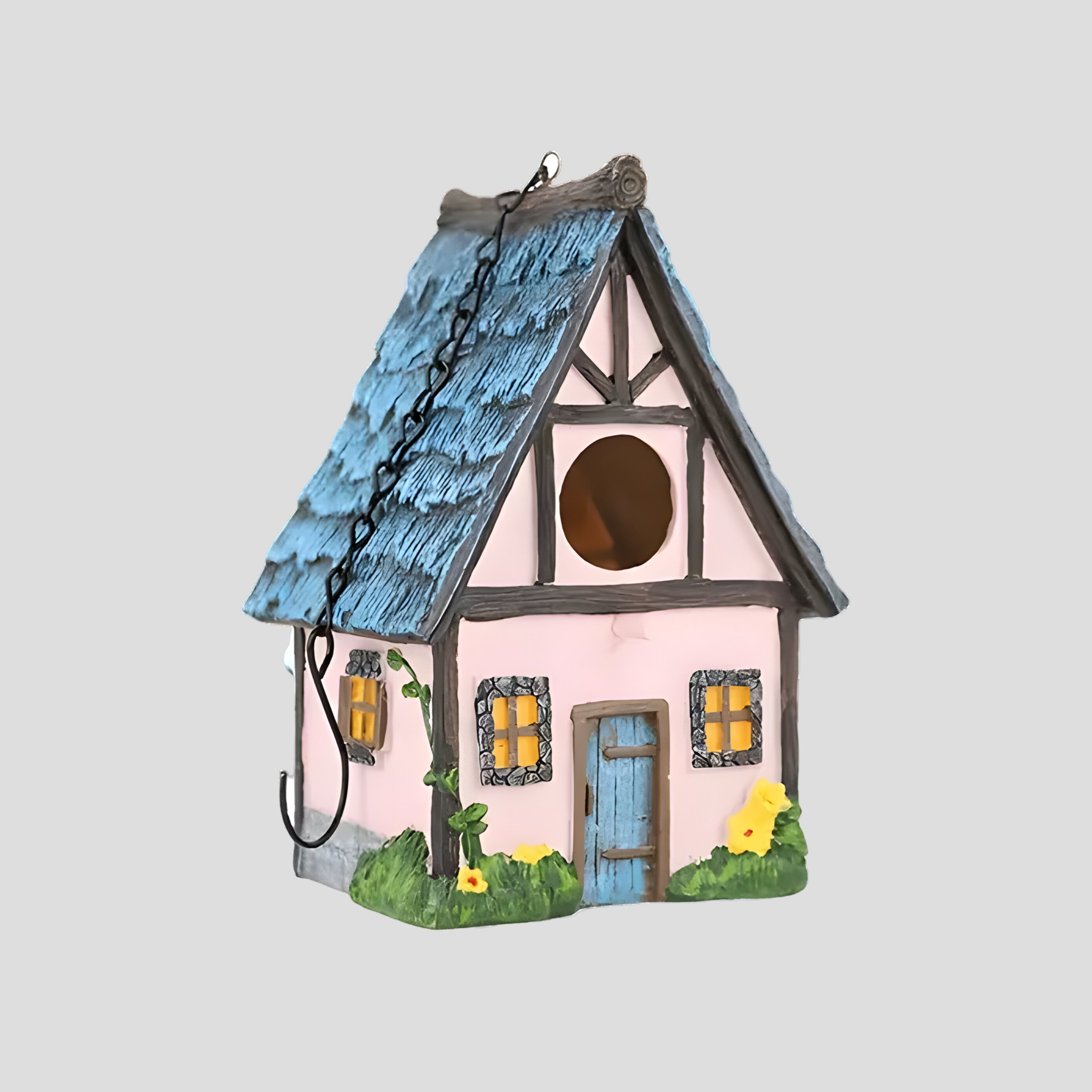 NestHaven Bo Nest - Rustik Trädgårds Hängande Fågelhus