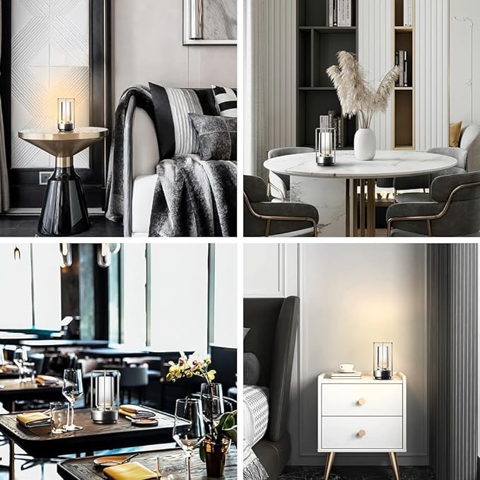 Retro Metall Bordslampa