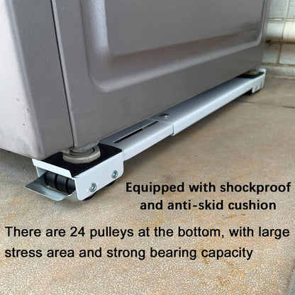 Royallure Tunga-Duty Justerbar Apparatrulle för Smidig Rörlighet och Lätt Transport - 2Pcs