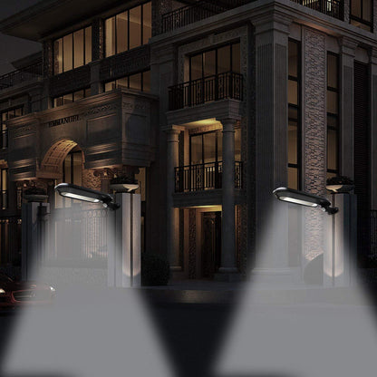 Solar vägglampa med rörelsesensor – LED utomhusbelysning för trädgård &amp; terrass