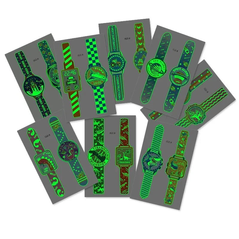 Glow-in-the-Dark Klockstickers