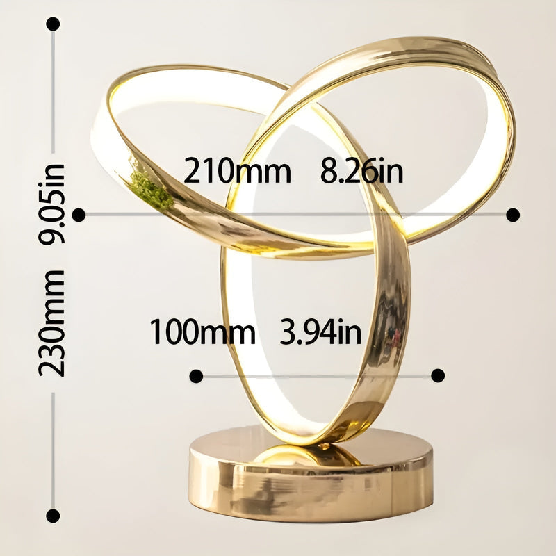 RingGlow - Modern Bordslampa Med Justerbart Ljus till Varje Rum