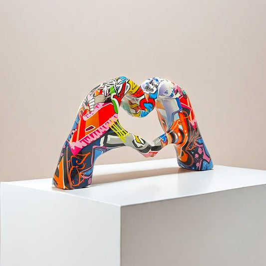 Loving Gesture Skulptur - För ett Modigt och Kreativt Interiör Uttalande