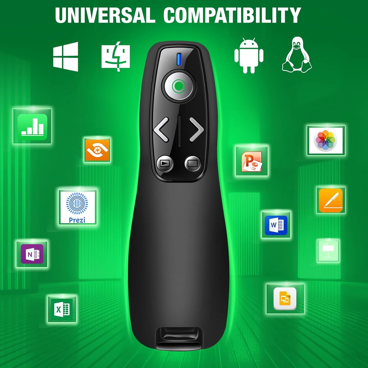 Presentation Remote Trådlös USB Laser Klicker