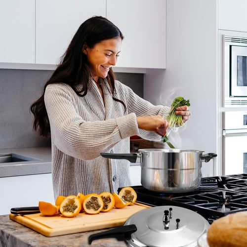 5L Exponeringssäker Tryckkokare – För Gaskokning & Öppen Flamma – 22cm Förstärkt Design