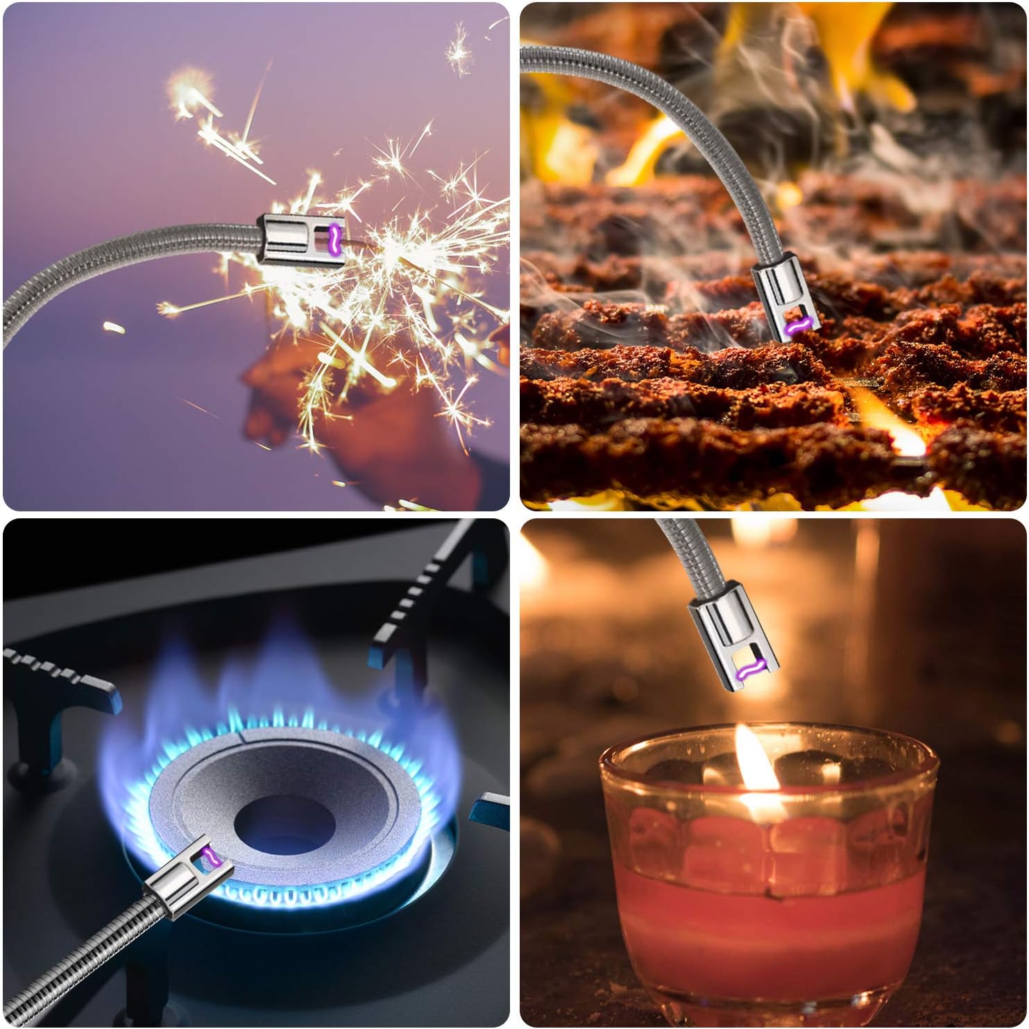 Elektrisk USB-tändare med flexibel nacke