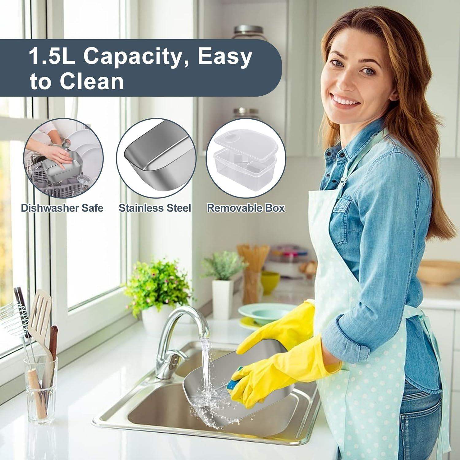 Elektrisk Lunchbox – Bärbar Matvärmare med Dubbel Fack &amp; Bil/Hem Kontakt