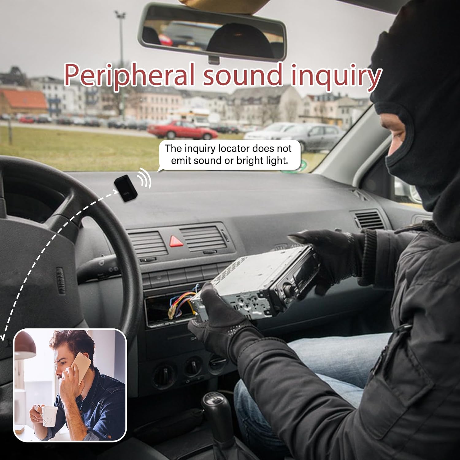 GPS Tracker Mini Magnetisk Bil Locator