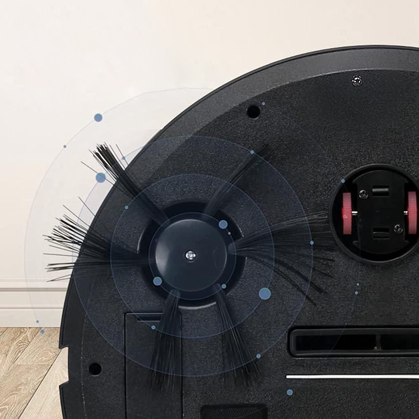 Carvallo S6 Robot Vacuum Cleaner | Compact & Intelligent | For Pet Hair, Hard Floors & Carpets | 2h Runtime