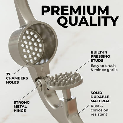 LuxRoyale Premium Vitlökspress Mincer för Lättlagad Mat