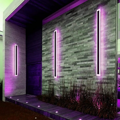 Utomhus LED Vägglampa Modern Dimbar Remsa