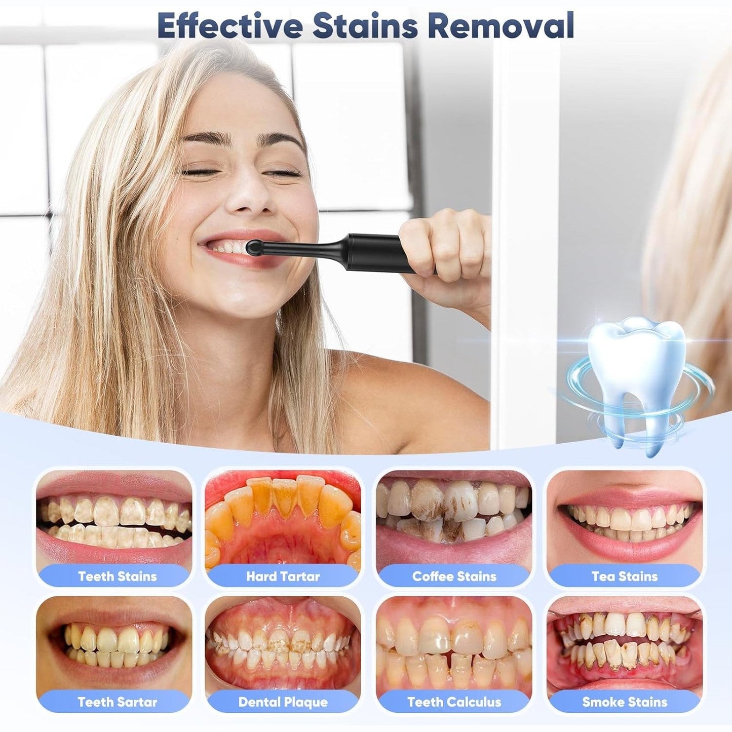Tandpolerare | Trådlöst tandstenborttagningsverktyg för hemmet