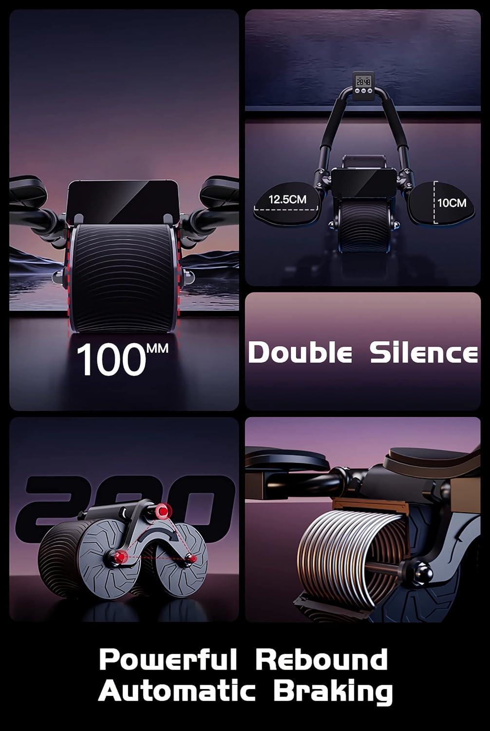 Royaleva Ab Roller Wheel med armstöd för kärnstyrka