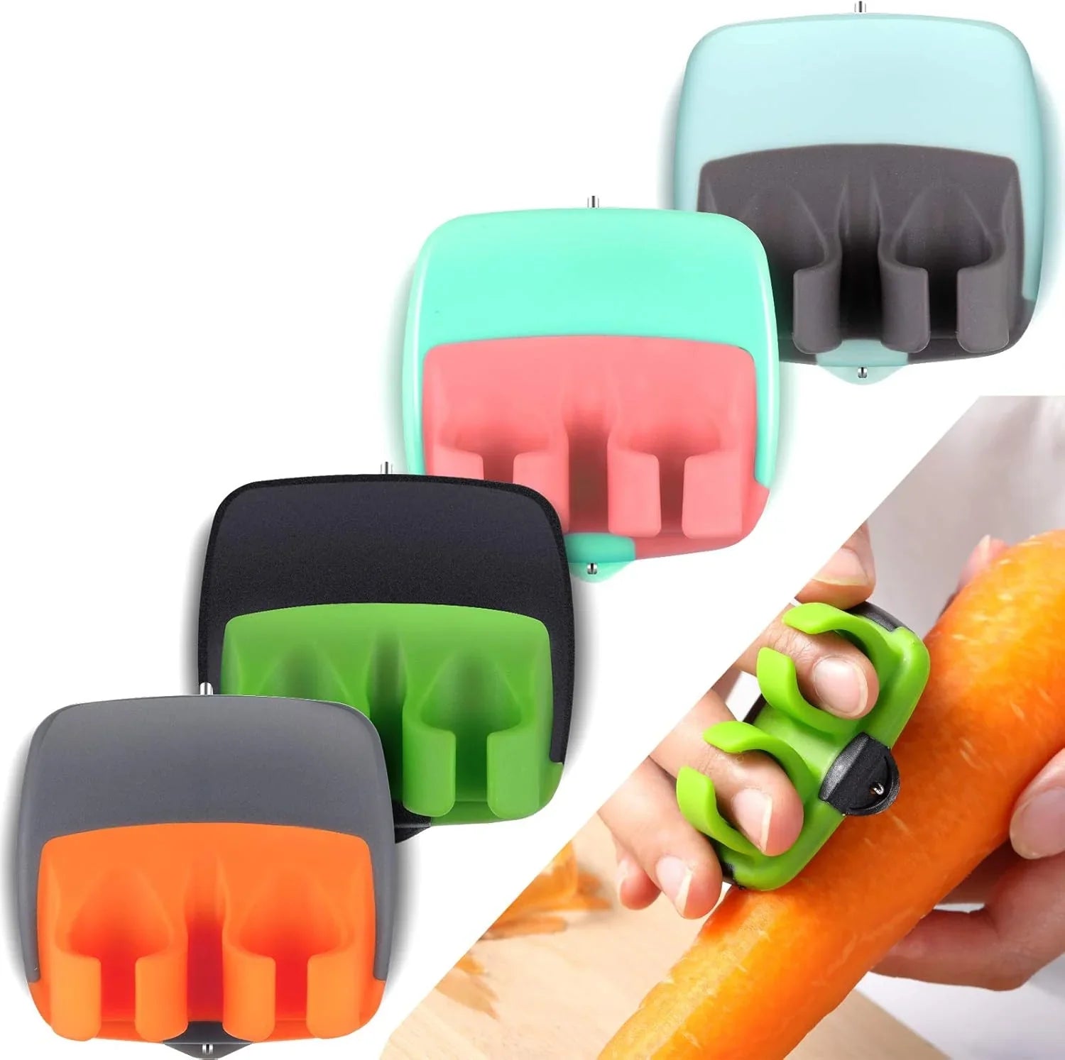 4-delat finger-grönsaksskalarsats