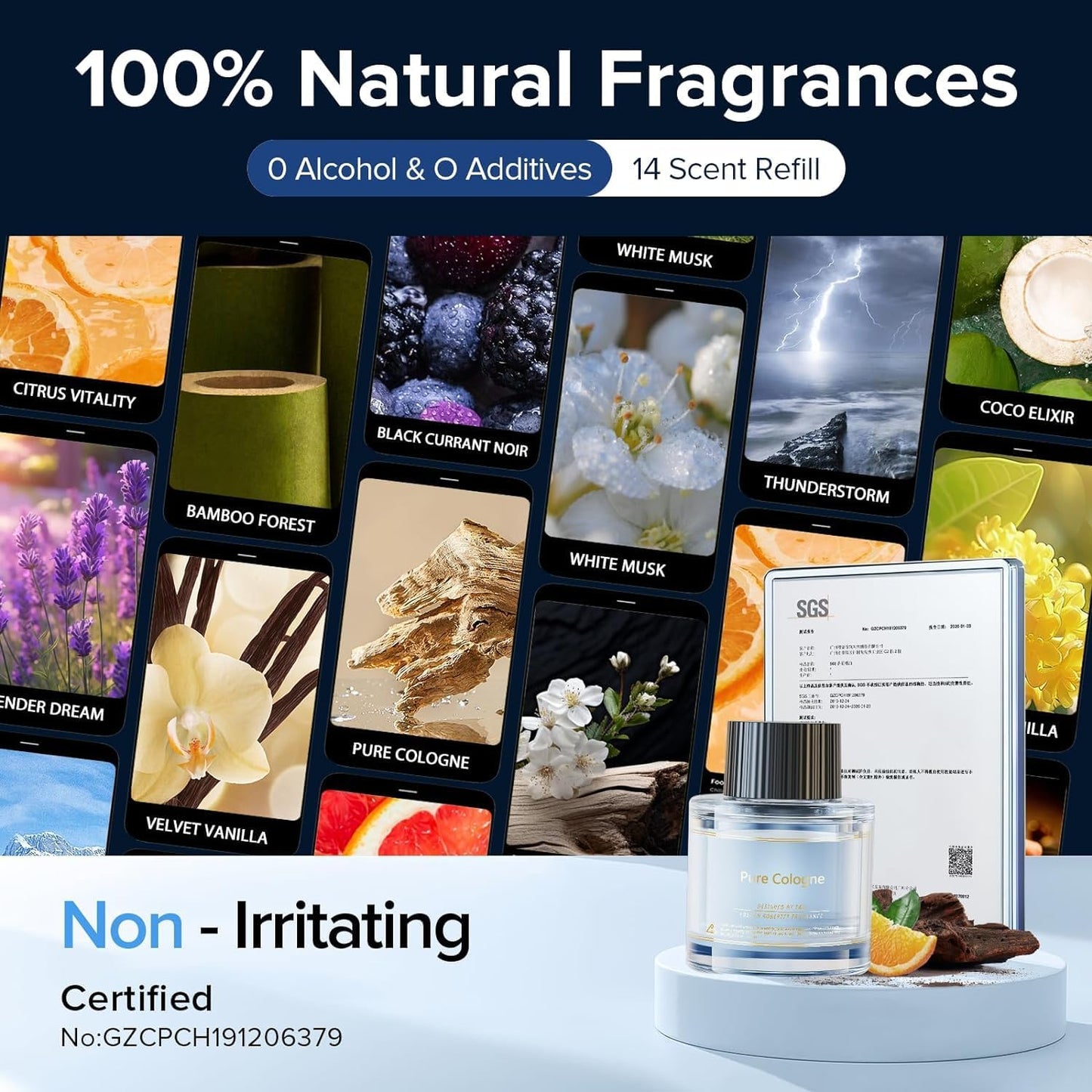 Royaleva Smart Bil Luftfräschare med Anpassade Dofter