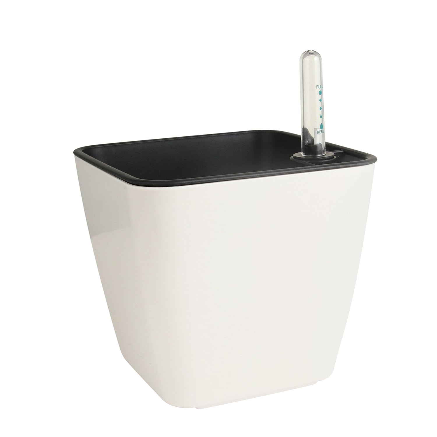 Blomkruka med bevattningssystem – Självbevattnande blomkruka för inomhus- och utomhusbruk