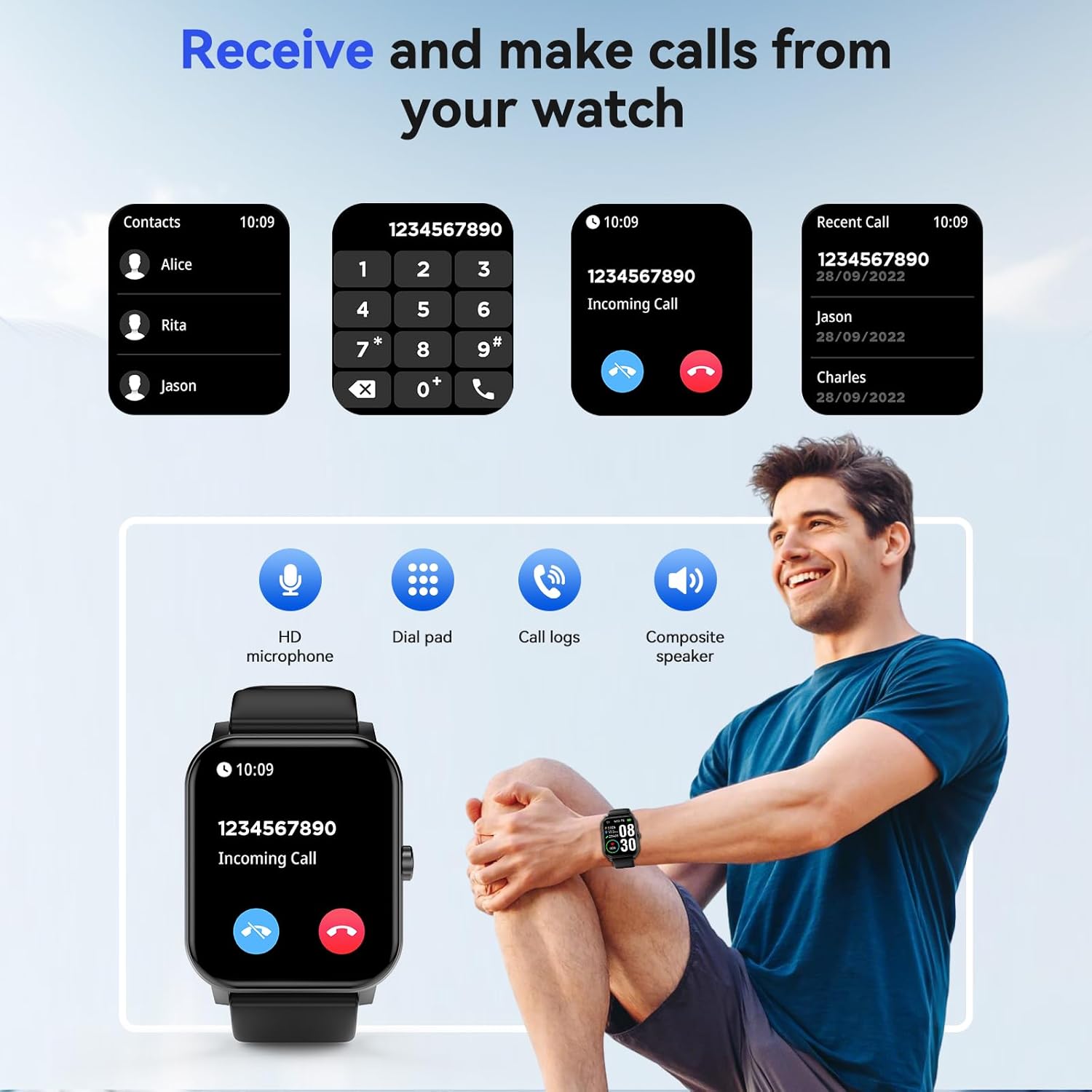 Smartklocka med glukos- och hälsövervakning