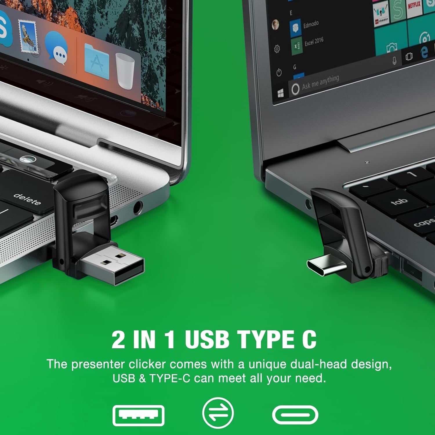 Presentation Remote Trådlös USB Laser Klicker