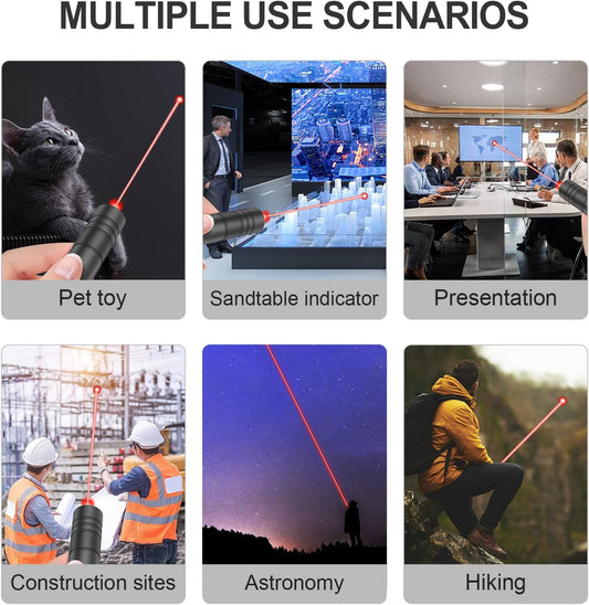 RoyaleGlow Lång Räckvidd Grön Laserpekare Hög Effekt