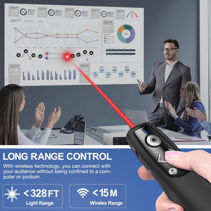 Presentation Remote Trådlös USB Laser Klicker