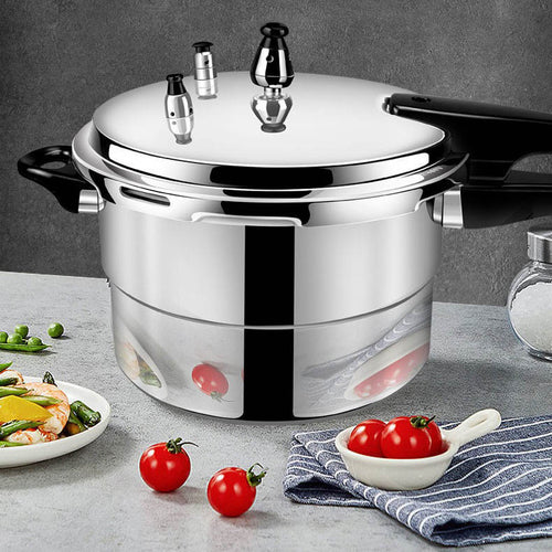 5L Exponeringssäker Tryckkokare – För Gaskokning & Öppen Flamma – 22cm Förstärkt Design