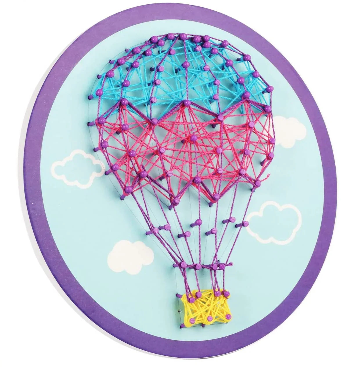 String Art Hantverkskit – Färgglada Skapelser med Tråd