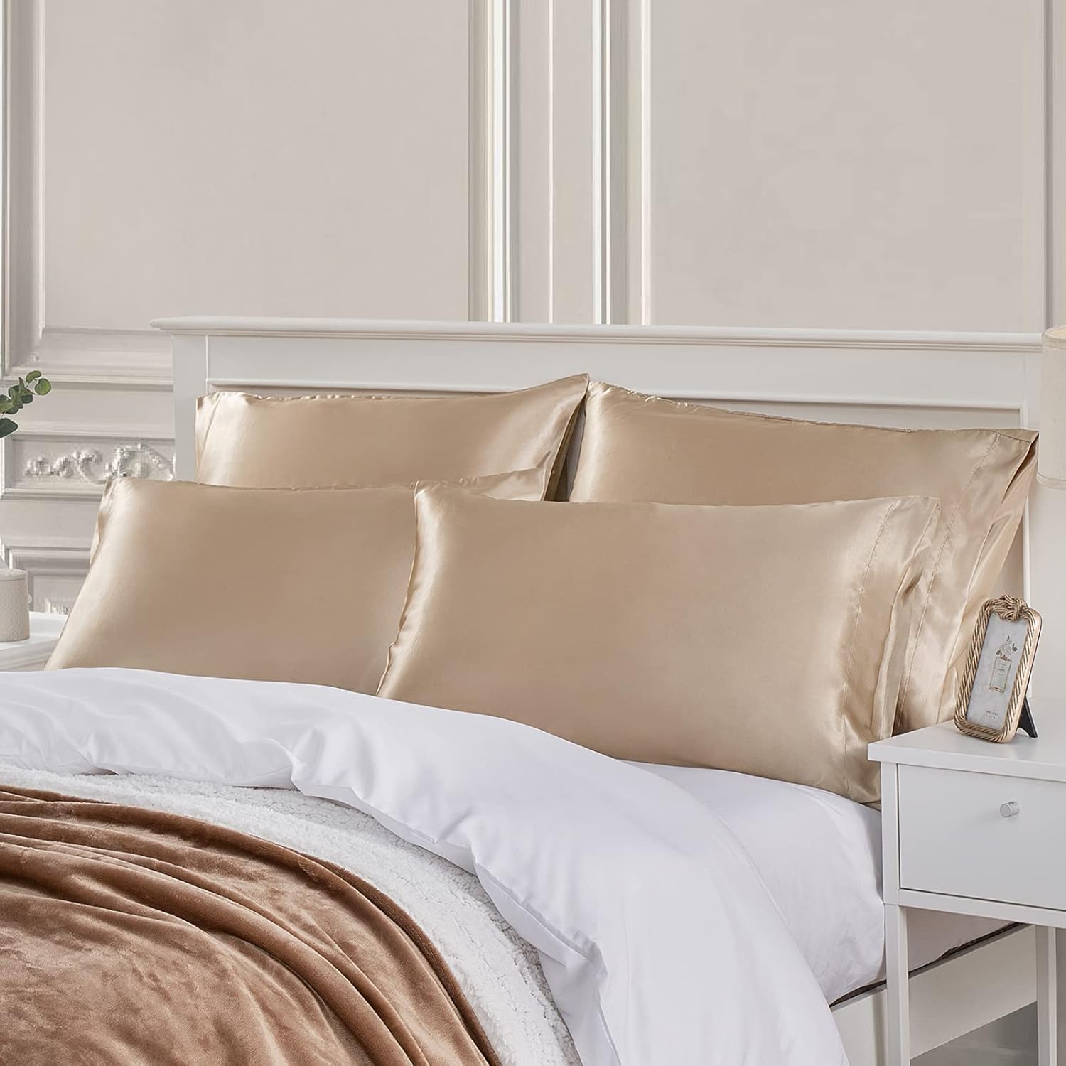 Satinörngott Silkeslen Mjuk Hudvänlig Set