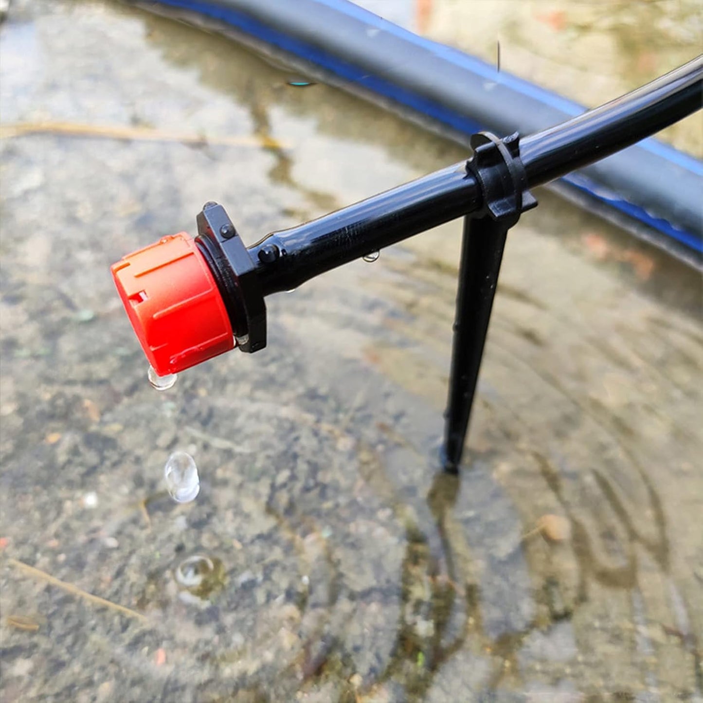 Automatiskt droppvattensystem för växter – Komplett set för trädgård och balkong