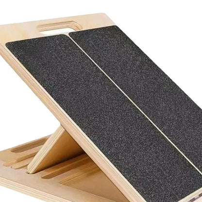 Vadmuskulsträckare – Justerbar Halkfri Lutande Bräda med Fällbar &amp; Bärbar Design för Stretching &amp; Terapi