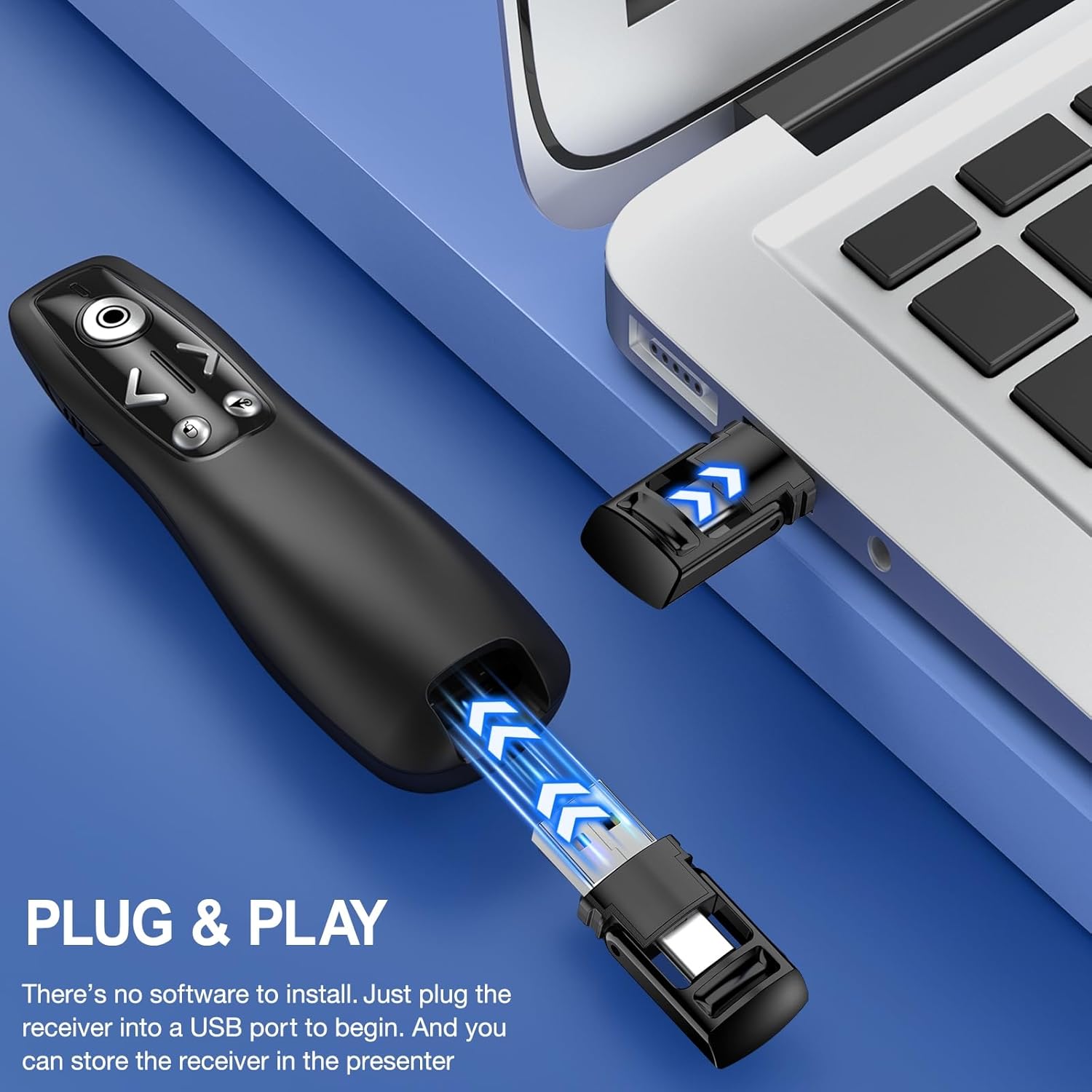 Presentation Remote Trådlös USB Laser Klicker