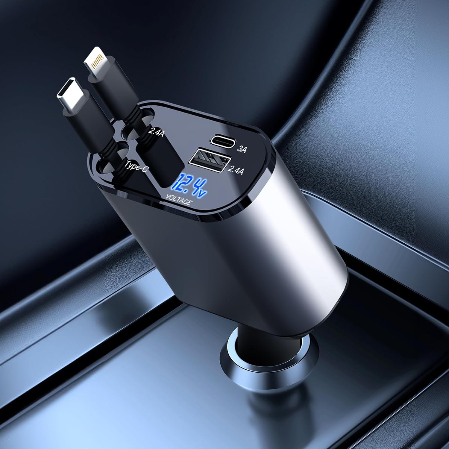 Carvallo - 4 i 1 Bil-snabb laddare