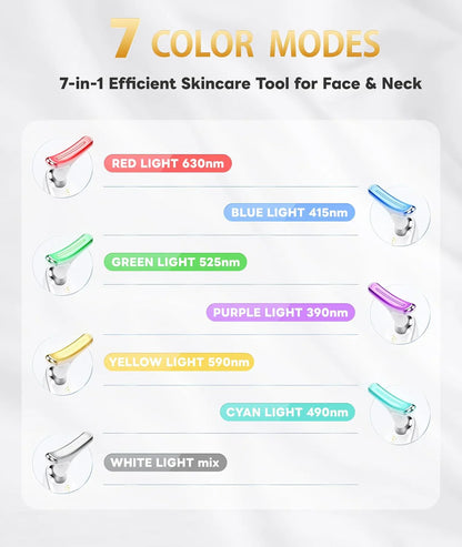 RadiantGlow 7-Färger LED-ansiktsmask