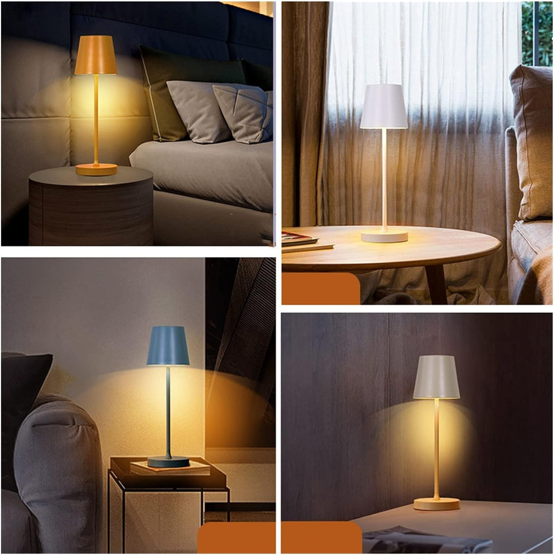 Carvallo - Bordsdatorlampa med inbyggd laddare