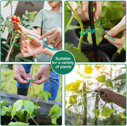 Plantbindning Kabelbinder Set för stabil fästning av växter