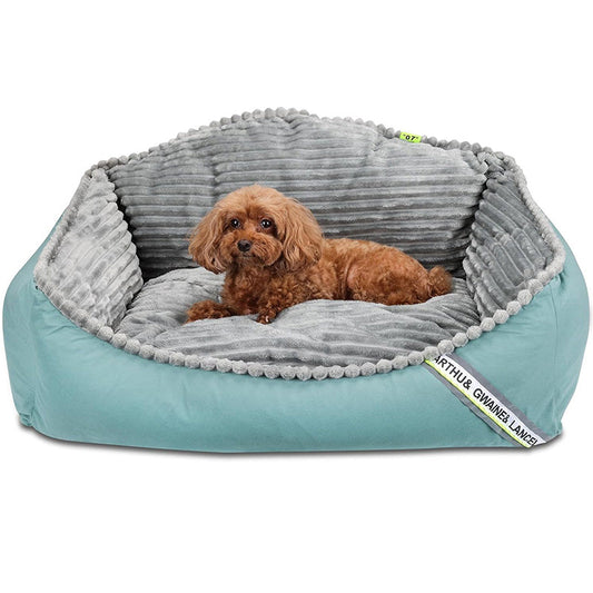 Pawelux All-Season Hypoallergenic Thick Dog Bed - Mjuk, Varm & Maskintvättbar