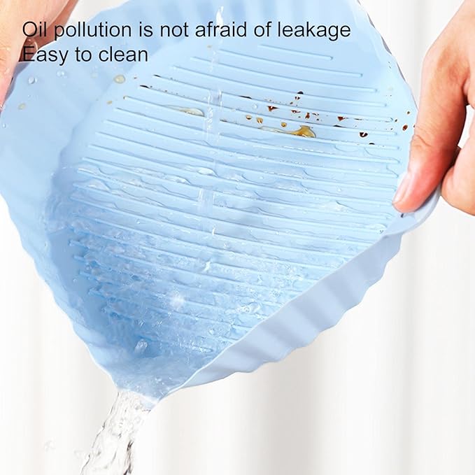 Silikoninsats för varmluftsfritös – Återanvändbar, non-stick &amp; Lätt att rengöra