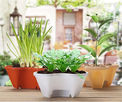 Stapelbar växttorn för örter och grönsaker – Vertikala trädgårdsväxtbehållare för inomhus och utomhus