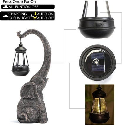 Carvallo - Förtrollad Elefant Solarlampa