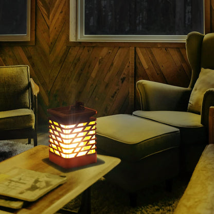 Solar LED Trädgårdslampa med rilldesign – Dekorativ utomhusbelysning för trädgård