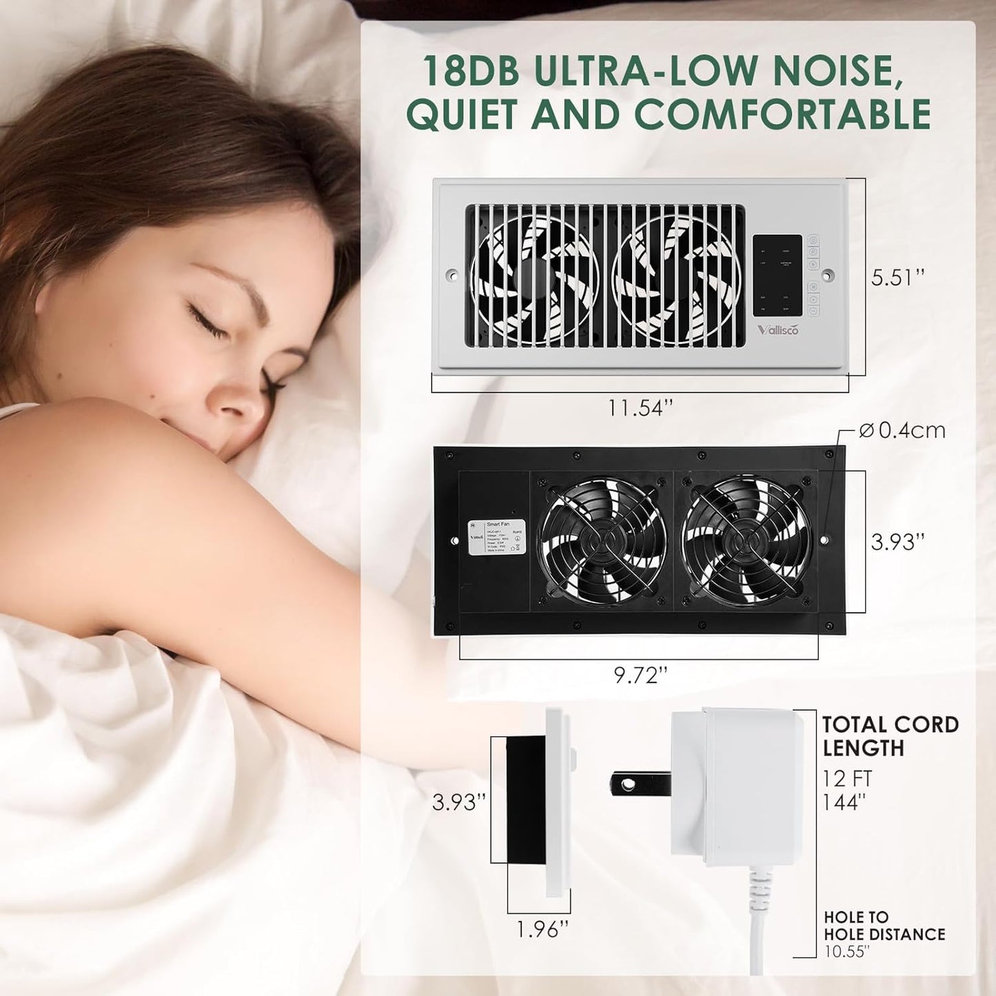 Luftventilationsboosterfläkt med fjärrkontroll