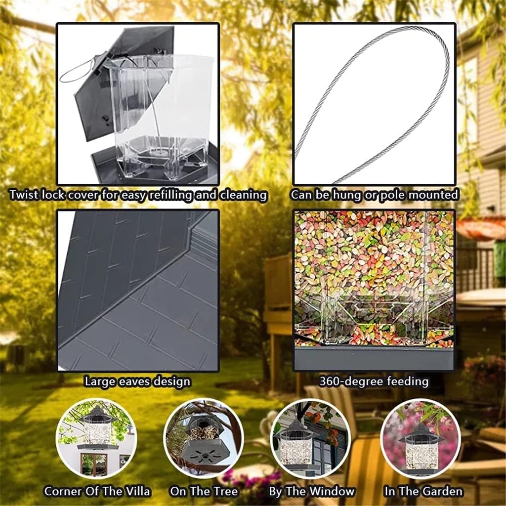 Fågelmatare Hängande Koppartak Utomhus