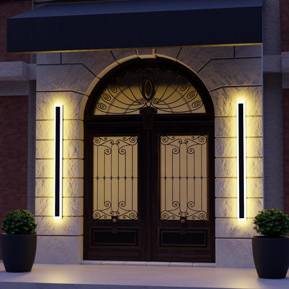 Utomhus LED Vägglampa Modern Dimbar Remsa