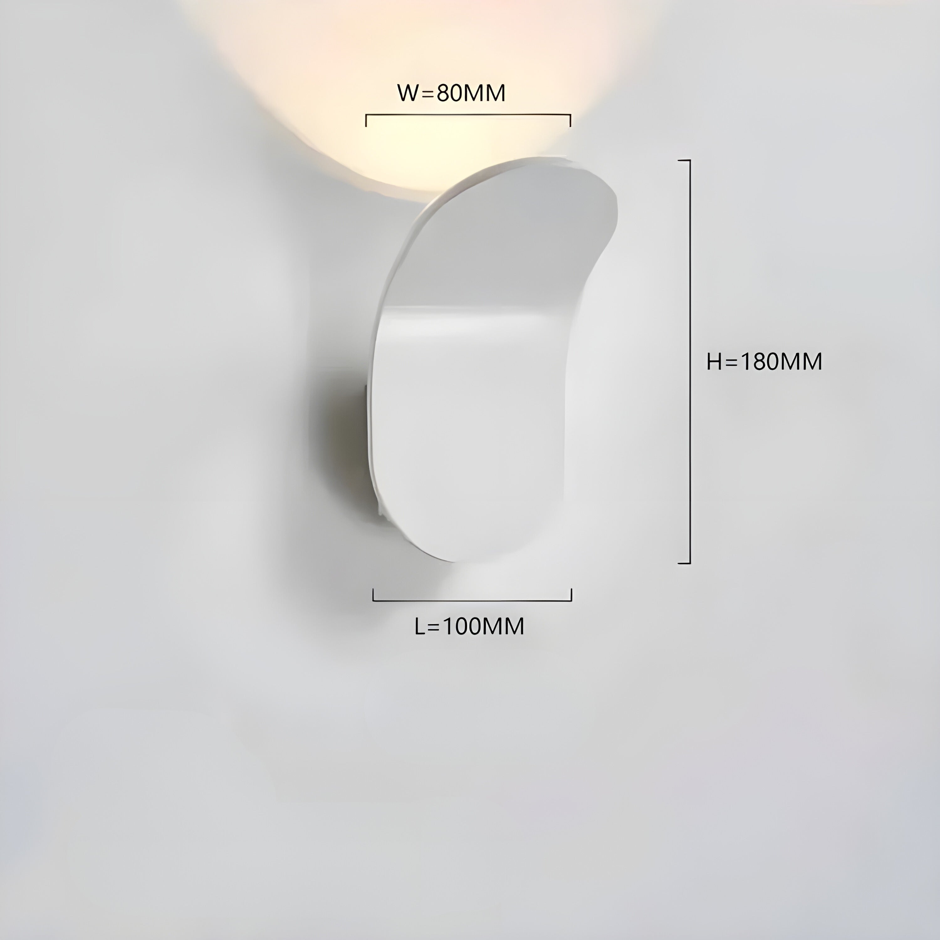 LED vägglampa med svängarm – Justerbar design för hall och vardagsrum