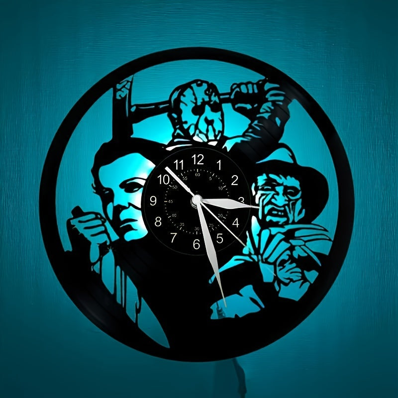 VinylHorror - Stil Horror-tema Väckarklocka, Vinylskiva