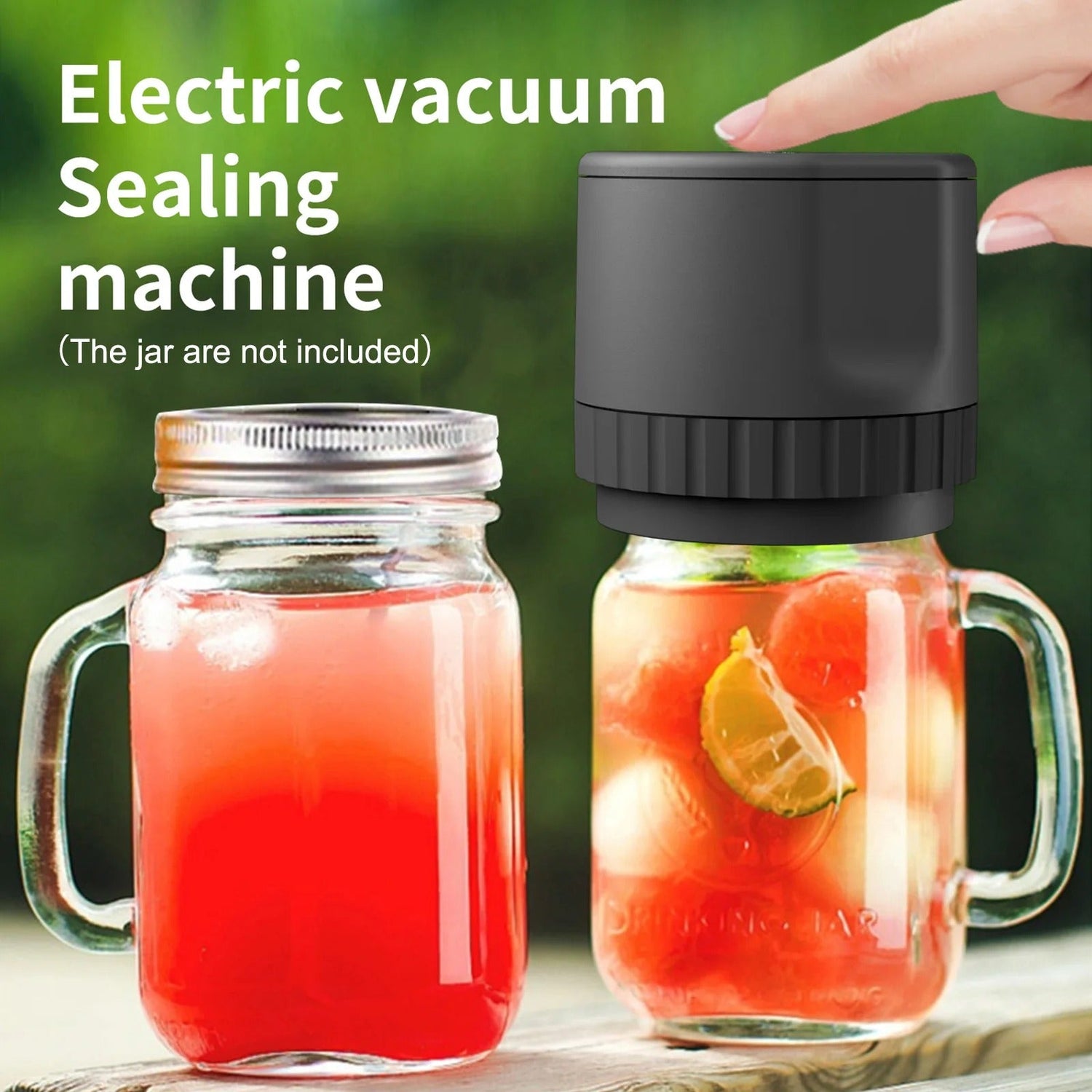 Premium Elektrisk Mason Jar Vakuumförseglare Kit