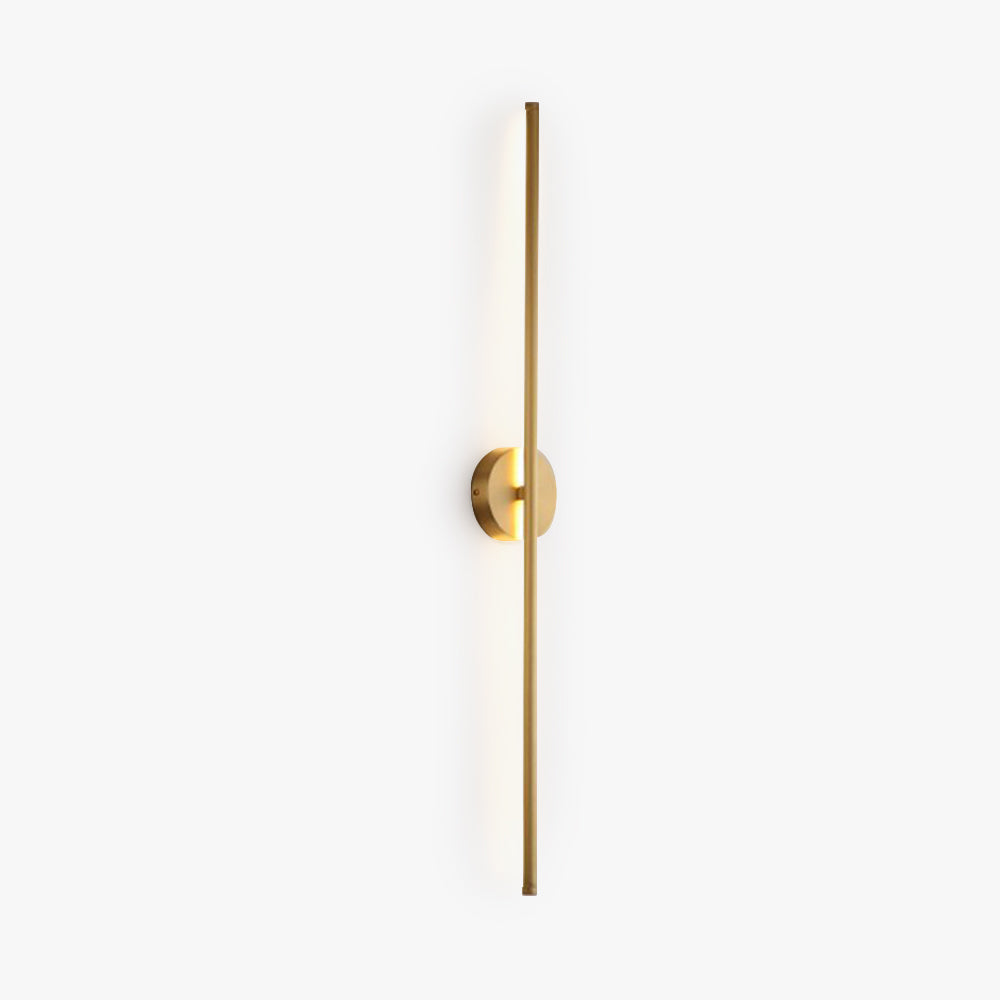 Elias Modern Linjär LED Vägglampa Guld, Inomhusbruk, Metall, Badrum