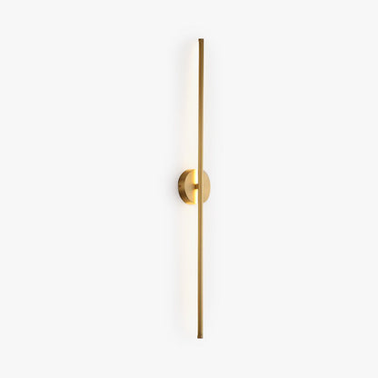 Elias Modern Linjär LED Vägglampa Guld, Inomhusbruk, Metall, Badrum